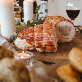 Christmas Stuffed Turkey Breast Boned Rolled