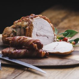 Turkey & Gammon Meat Box for 4 people.