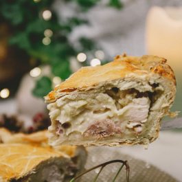 6" Turkey, Bacon, Stuffing & Cranberry Pie