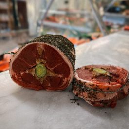 Stuffed Saddle of Lamb